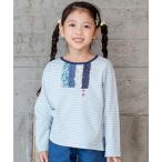 tシャツ ボーダーフリルTシャツ キッズ 子供服 女の子