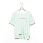 レディース 「bedsidedrama」 半袖Tシャツ 1 グリーン