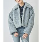 ブルゾン アウター フェイクファー
