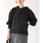 パーカー 「一度着たらハマる、新感覚裏シャギー」さらふわ心地 裏シャギー スリットフーディー レディース