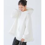 ショッピングフリル パーカー 「ZOZO限定カラー」裾フリルテントラインフーディー レディース
