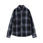 ブルゾン アウター オンブレーチェックCPOシャツ レディース