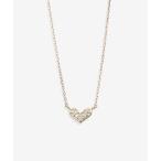 ネックレス K10 ピンクゴールド ダイヤモンド ハート ネックレス ESTELLE/エステール WEB限定 レディース