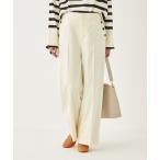 ショッピングcolors パンツ SHIPS Colors:「洗濯機可能」起毛TR マリン パンツ2 レディース