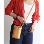 ショルダーバッグ バッグ オーストリッチレザースマホショルダーバッグ レディース