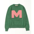 ニット キッズ MARNI（マルニ）Kids ＆ Junior ワンポイント長袖ニットセーター