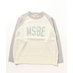 セーター ニット MSBE logo raglan knit pullover メンズ レディース