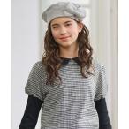帽子 ベレー帽 「Fサイズ」ニットリボンベレー キッズ 子供 女の子