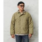 ミリタリージャケット モッズコート 米海軍 U.S.NAVY N-1 デッキジャケット USED加工 SOLID&U.S.Nステンシル WAIPER.