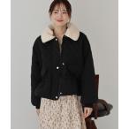 ダウンコート ダウンジャケット 襟ボアキルティングジャケット レディース