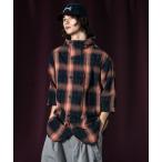 ショッピングSHIRTS シャツ ブラウス メンズ Hooded Collar Check Shirts / フーデッドカラーチェックシャツ