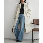 ダウンコート ダウンジャケット リブカラ―ロングコート レディース