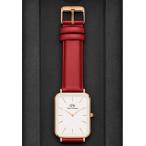 ショッピングダニエルウェリントン 腕時計 Quadro Pressed Suffolk RG White 29x36.5MM メンズ レディース