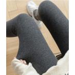 レギンス スパッツ 裏起毛レギンス 裏起毛のあるハイウエストリブレギンス あったかパンツ オフィスカジュアル きれいめカジュアル レディース韓国 レデ