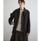 ショッピングTOKYO ステンカラーコート コート Super140s メルトンハンティングコート / 保温 / 天然撥水 / 抗菌防臭 メンズ