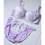 ブラジャー ショーツセット 「ノンワイヤーみたいな着け心地」しっかり胸を支えてくれるソフトワイヤーブラ＆ショーツ