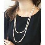 ネックレス 細パールロングネックレス「結婚式/パーティ/フォーマル/デイリー」 レディース