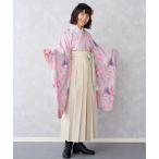 着物 「ZOZO限定」小学校卒業式　簡単着付け 袴セット 「デザイナーズギルド」 キッズ 子供 女の子