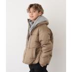 ショッピングKIDS ダウン アウター スタンド中綿ビッグジャケット KIDS キッズ 子供服 男の子 女の子