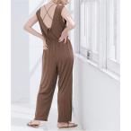 ラッシュガード Vネックノースリーブオールインワン/ラッシュガード レディース