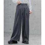 スラックス パンツ スタンダードスラックス レディース