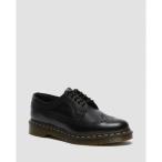 フォーマルシューズ Dr. Martens/ドクターマーチン 3989 イエローステッチ ブローグ シューズ 22210001 レディース メンズ