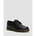 レディース シューズ ドレスシューズ Dr. Martens/ドクターマーチン 3989 イエローステッチ ブローグ シューズ 22210001