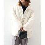 ダウンコート ダウンジャケット ＆soiree スタンドカラー中綿ダウンジャケット レディース