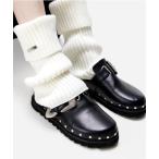 ショッピングレッグウォーマー レッグウォーマー METAL POINT KNIT LEG WARMER レディース