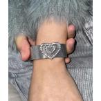 バングル Rhinestone Wide Bracelet レディース