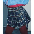 ショッピングアナスイ スカート レディース ANNA SUI NYC ロックチェック プリーツスカート 「SP」