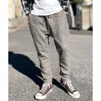 パンツ ウール調 サルエルパンツ ツイード テーパード ジョガーパンツ イージーパンツ メンズ メンズ レディース