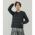 ダウンコート ダウンジャケット 「TAION/タイオン」CREW NECK BUTTON DOWN JKT/クルーネックボタンダウンジャケット/インナ