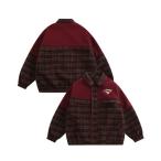 ショッピングカバーオール カバーオール チェック切り替えコーチジャケット メンズ レディース