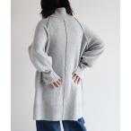 チュニック ロングカフス バックリンキングタートルニット