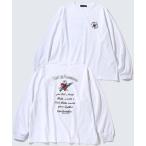 tシャツ Tシャツ メンズ 「Mark Gonzales/マーク ゴンザレス」アートワークデザイン ビッグシルエットロングスリーブシャツ