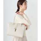 トートバッグ ロゴプレートトート レディース