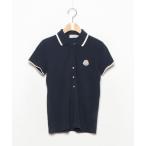 ショッピングmoncler 「MONCLER」 半袖ポロシャツ X-SMALL ネイビー レディース