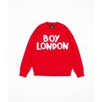  свитер вязаный [BOY LONDON]LOGO KNIT PULLOVER мужской женский 