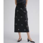 ショッピングヴィーガン スカート レディース アイレットヴィーガンレザースカート / Eyelet Vegan Leather Skirt