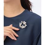 ショッピングセレモニー ブローチ 「セレモニー」フェイクパール ビジューブローチ レディース