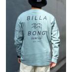 ショッピングビラボン tシャツ Tシャツ メンズ BILLABONG/ビラボン ロゴロンT バックプリント クルーネックロンT  BE011-051