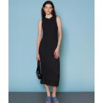 ワンピース Curl Yarn American Sleeve Maxi Knit One-piece Dress/カールヤーンアメスリマキシニットワ