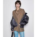 ブラウス シャツ Oversized Shirt/オーバーシャツ「MAISON SPECIAL/メゾンスペシャル」 レディース