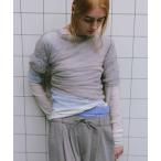 tシャツ Washer Layered Tops/ワッシャーレイヤードトップ「MAISON SPECIAL/メゾンスペシャル」 レディース