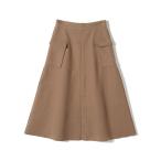 スカート SHIPS Colors_「手洗い可能」ジャージーメルトン ポケット フレア スカート