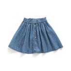 スカート ボタンデザインスカート キッズ 子供服 女の子