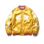 ショッピングスカジャン ブルゾン アウター HOUSTON ヒューストン RAYON TIGER SOUVENIR JACKET レーヨン 虎刺繍 スーベニアジャケット/スカ