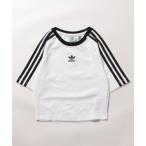 tシャツ Tシャツ adidas アディダス W 3ST BABY TEE ショートスリーブ IP0662 WHITE