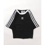 ショッピングadidas tシャツ tシャツ Tシャツ レディース adidas アディダス W 3ST BABY TEE ショートスリーブ IU2532 BLACK